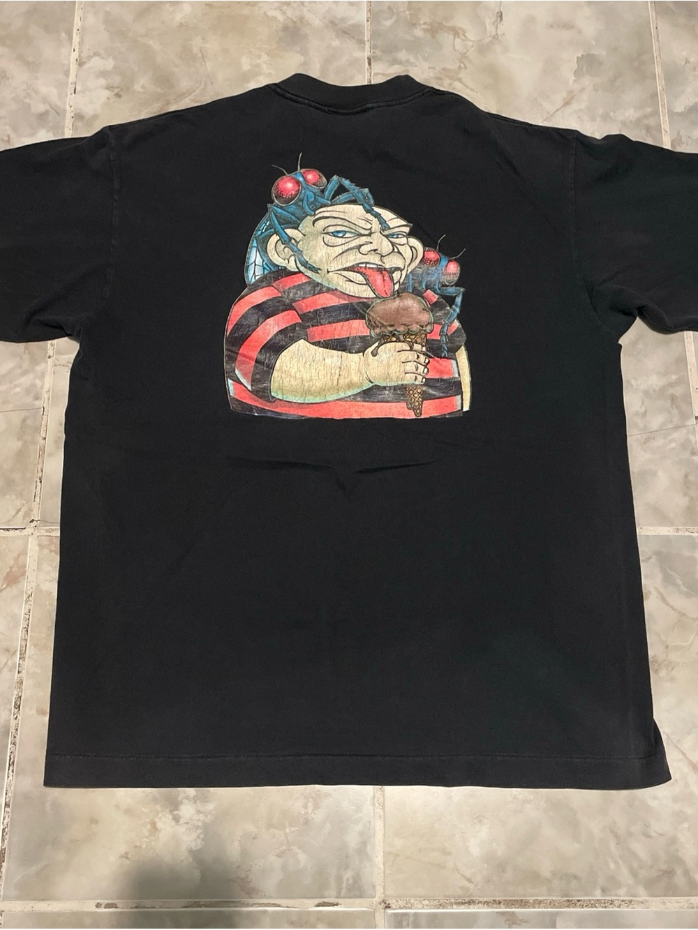 Vintage Rare 90s Totally Screwed T-Shirt Double Sided SZ XL Single Stitch